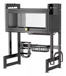 Gray helmet for bikers